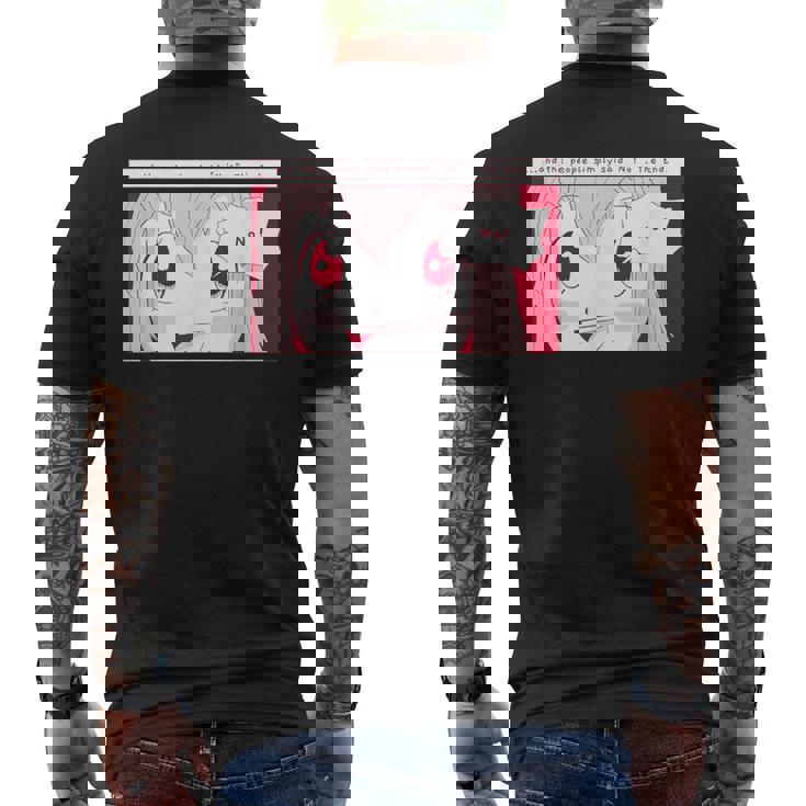 そして人々は単にnoThe End平和と言った。 メンズTシャツ バックプリント