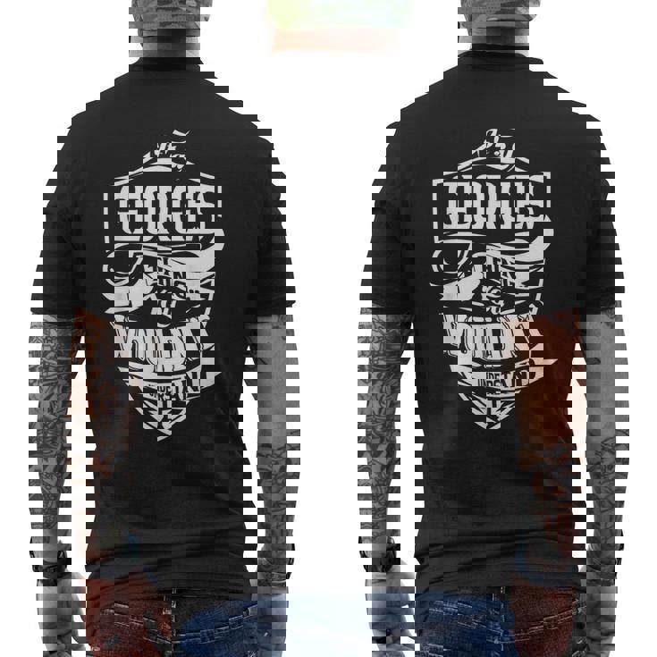 それはジョージズ・シング・ギフトだ メンズTシャツ バックプリント