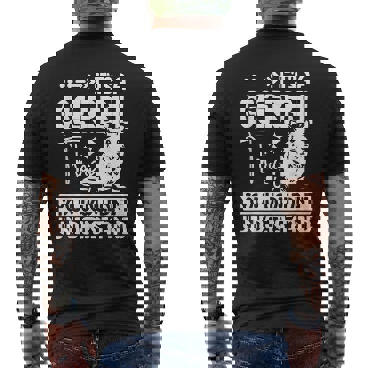 それは君には理解できないだろうスナネズミのことだ メンズTシャツ バックプリント