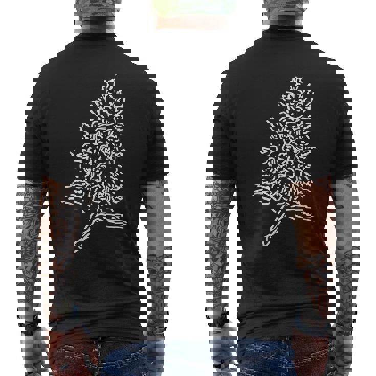 つぼみの葉サワーハイ420ギフト喫煙雑草大麻マリファナ メンズTシャツ バックプリント