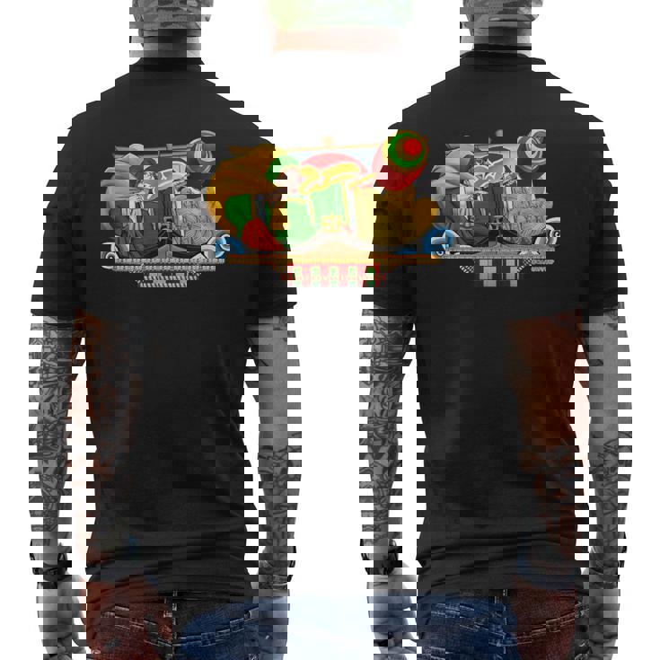 ねぶたデザイン カケル メンズTシャツ バックプリント