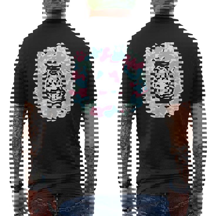 びーえするるる【Bsテレ東公式】カモフラージュ柄tシャツ（ブラック） メンズTシャツ バックプリント