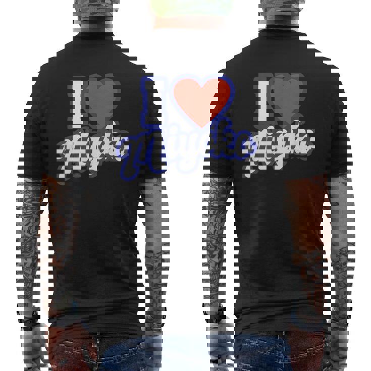 みよこが大好き メンズTシャツ バックプリント