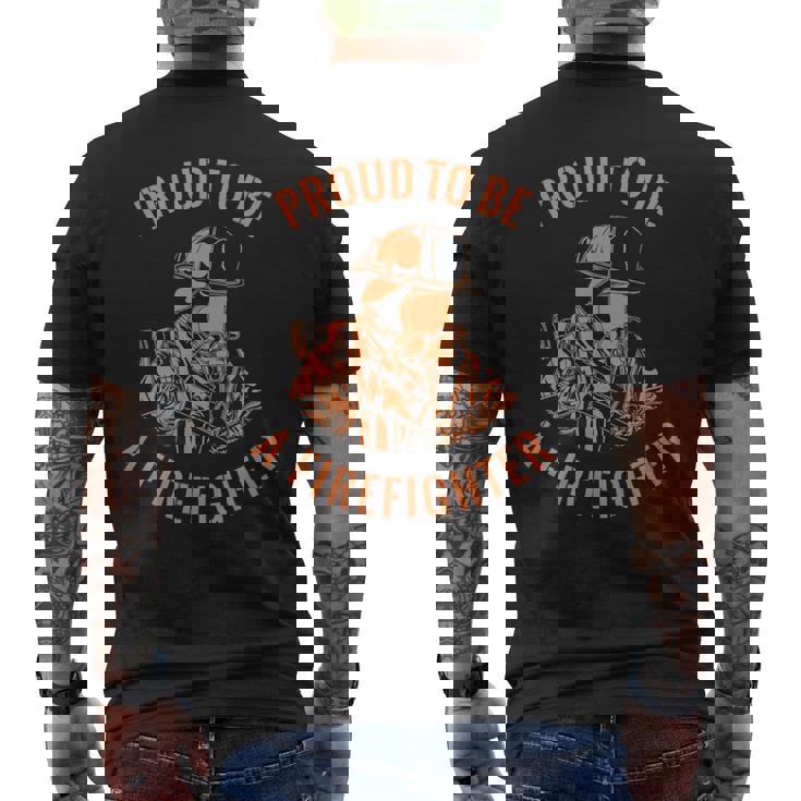 やる気を起こさせる消防士の言葉 消防士 メンズTシャツ バックプリント