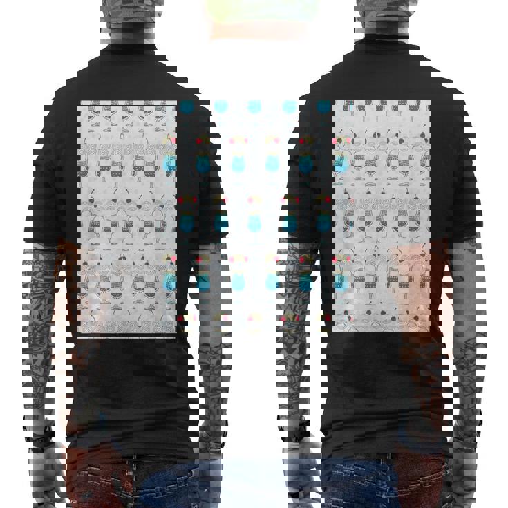 アイスクリームソーダ かわいい スイーツ メンズTシャツ バックプリント