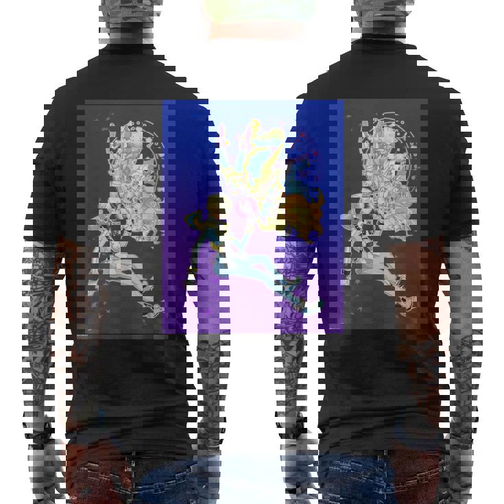 アイドルランドプリパラ デザインb メンズTシャツ バックプリント