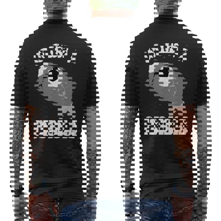 アイム・ジャスト・ア・ペブル・ダンディーズ・ワールド メンズTシャツ バックプリント