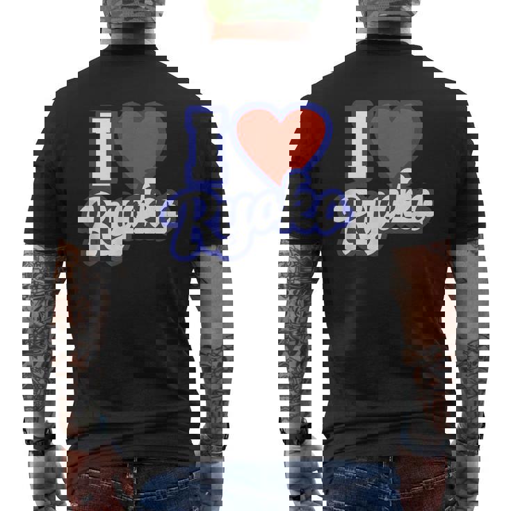 アイラブリョウコ メンズTシャツ バックプリント