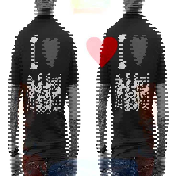 アイラブ伊良部汁 沖縄沖イラブーライ部汁 沖縄 日本 海蛇 スープ メンズTシャツ バックプリント