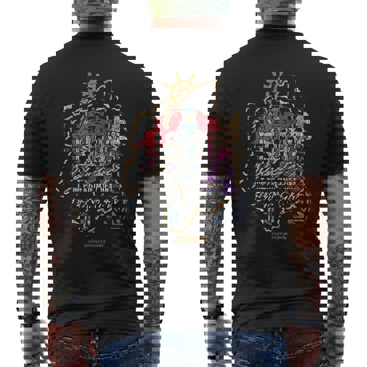 アイラ島シングルモルトファンのためのウイスキーデザイン ウイスキー メンズTシャツ バックプリント