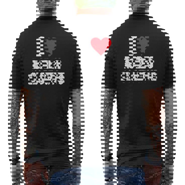 アイ・ハート・ロデオ・クラウンズ メンズTシャツ バックプリント