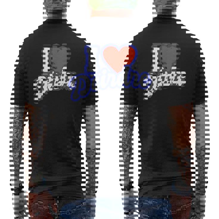 アイ・ラブ・ディアドラ メンズTシャツ バックプリント