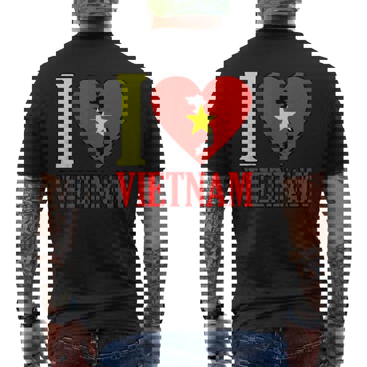 アイ・ラブ・ベトナム メンズTシャツ バックプリント