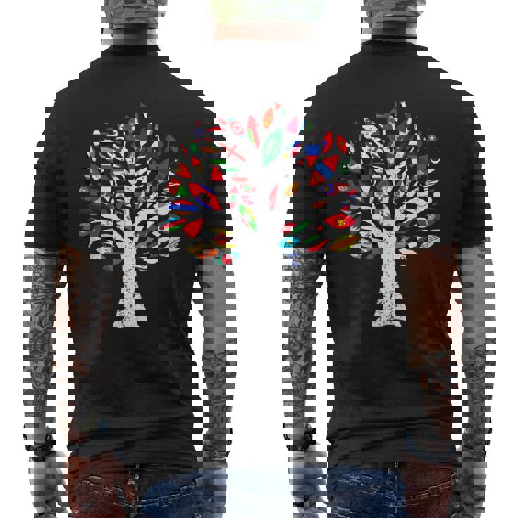 アジア国旗tシャツ、ベトナムのアジア地図デザイン メンズTシャツ バックプリント