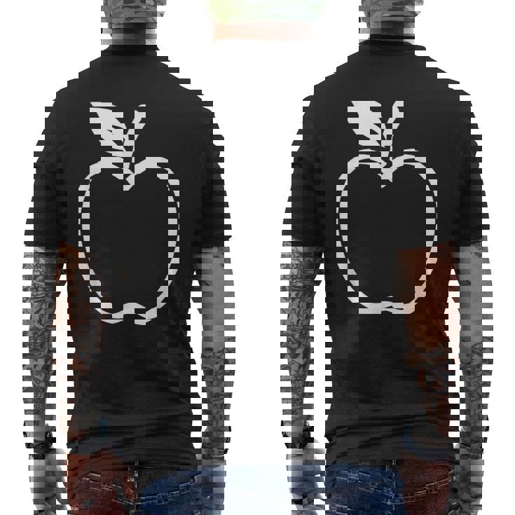 アップルtシャツ メンズTシャツ バックプリント