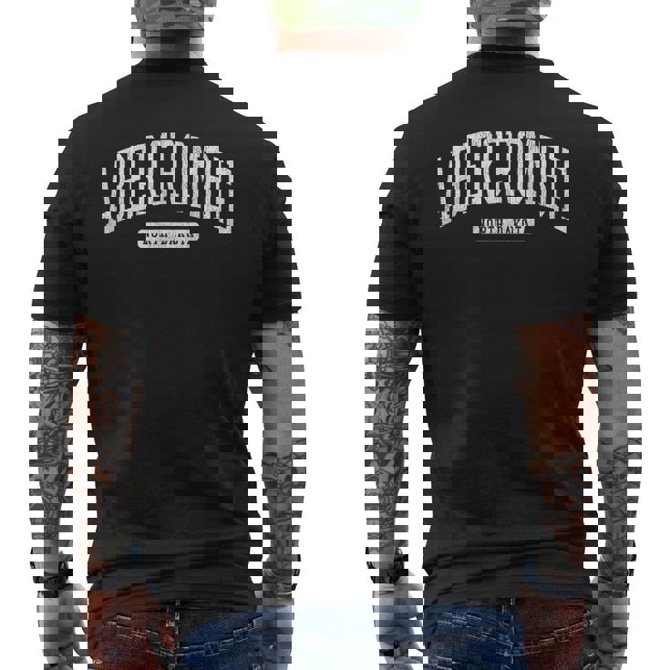 アバクロンビー ノースダコタ Nd Js03 カレッジユニバーシティスタイル メンズTシャツ バックプリント