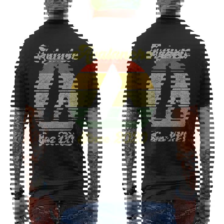 アバランチクリプトアバランチ暗号通貨 メンズTシャツ バックプリント