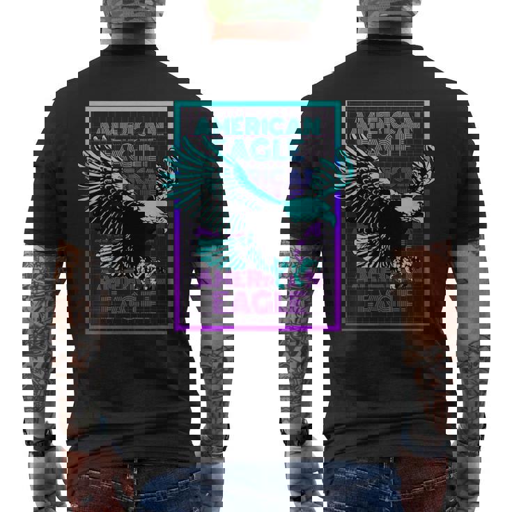 アメリカンイーグル ビンテージ レトロ アメリカンイーグル メンズTシャツ バックプリント