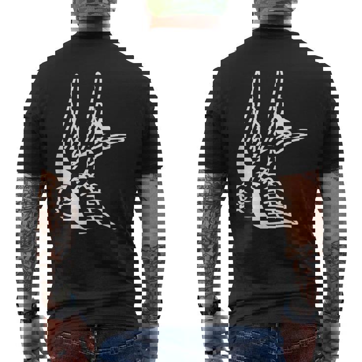 アメリカントラディショナル ツバメ 鳥 アウトライン タトゥー メンズTシャツ バックプリント