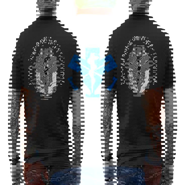 アメリカンマローダー：特殊部隊ダイビング医療技術者 メンズTシャツ バックプリント