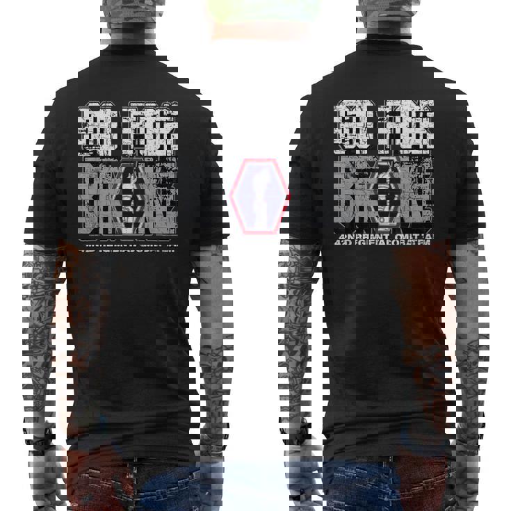 アメリカン・マローダー：第442連隊戦闘団ゴー・フォー・ブローク メンズTシャツ バックプリント