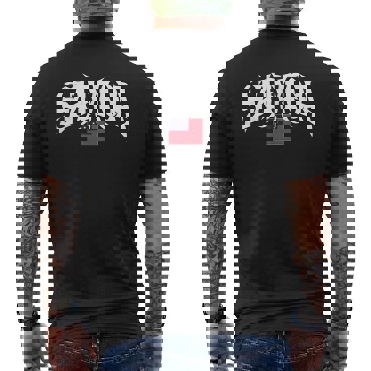 アメリカ領サモアタンクトップ メンズTシャツ バックプリント