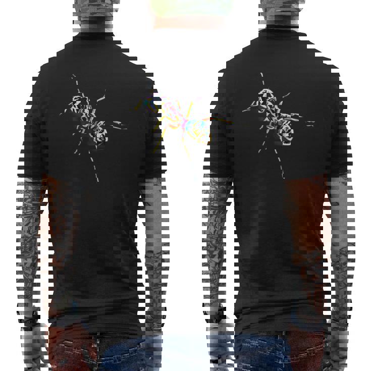 アリ 昆虫 蟻 メンズTシャツ バックプリント
