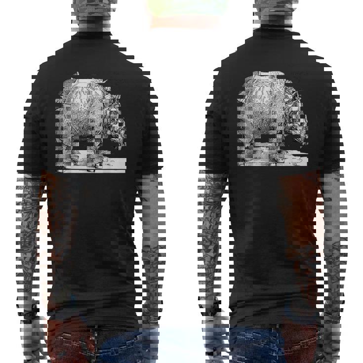 アルブレヒト・デューラーのサイ メンズTシャツ バックプリント