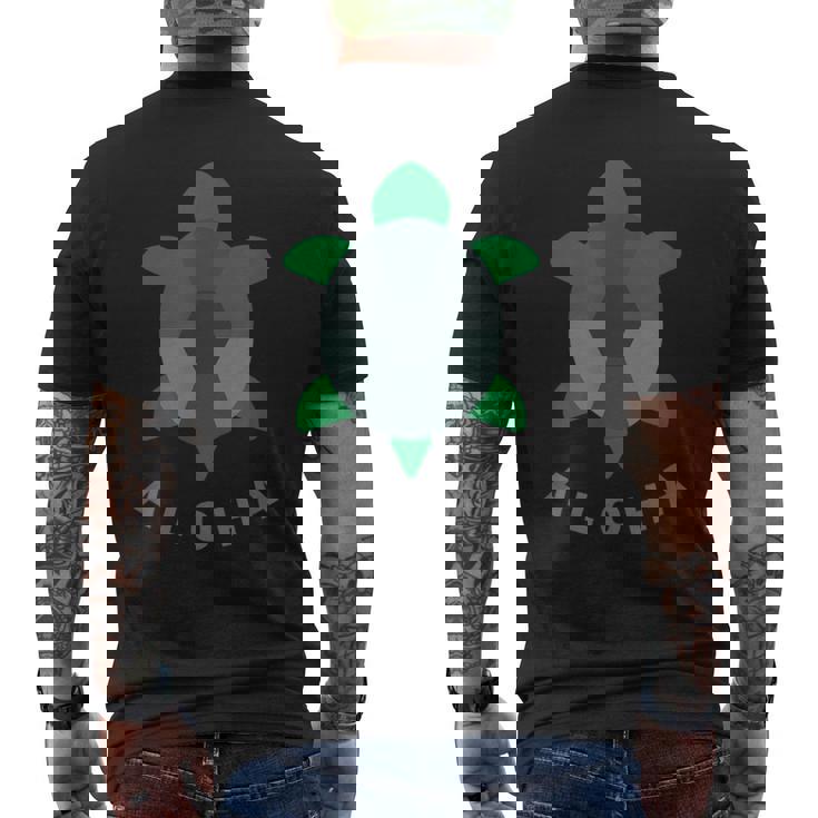 アロハ ハワイ ハワイアン 亀 海 動物 ビーチ キッズ ボーイズ クール メンズTシャツ バックプリント