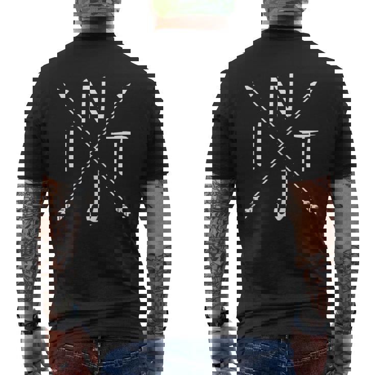 アロー クロス Intj シャツ メンズTシャツ バックプリント