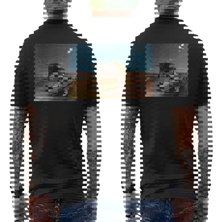 アンリルソー／眠るジプシー女【世界の名画】（高精細画質）プレゼント 美術館アート メンズTシャツ バックプリント