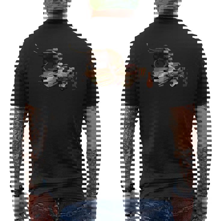 アンリ・ルソー作 眠れるジプシー 1897 メンズTシャツ バックプリント