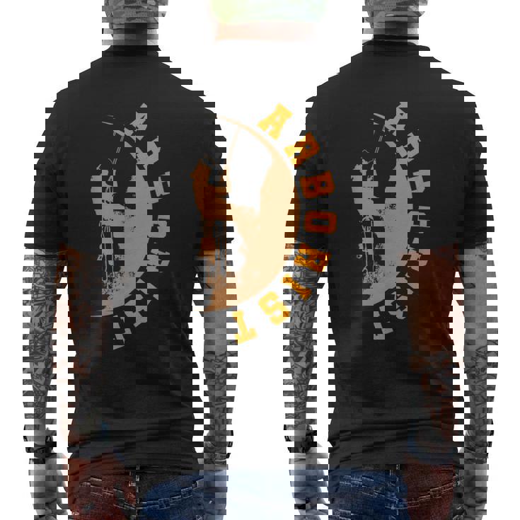 アーボリスト ナレッジツリー 外科医 樹芸家 メンズTシャツ バックプリント