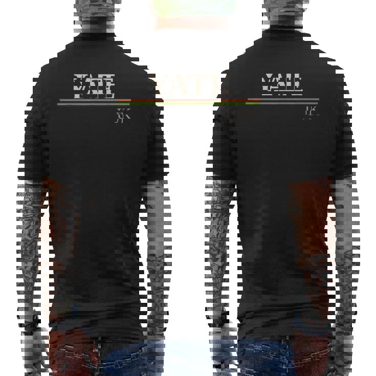 イェート英国 メンズTシャツ バックプリント