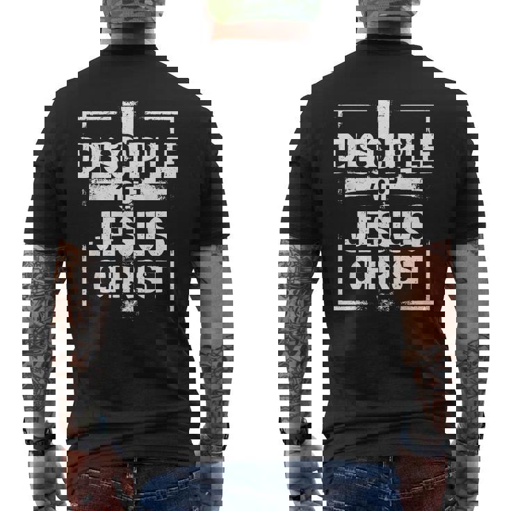 イエス・キリストの弟子 キリスト教宣教師 Lds メンズTシャツ バックプリント