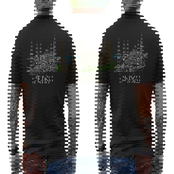 イスタンブールトルコ メンズTシャツ バックプリント
