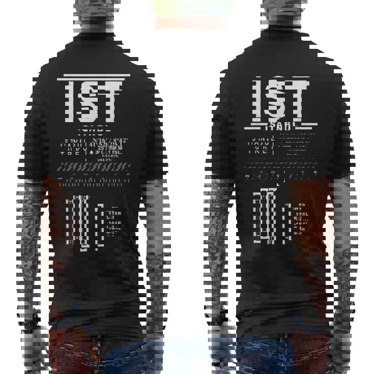 イスタンブール空港 トルコ メンズTシャツ バックプリント