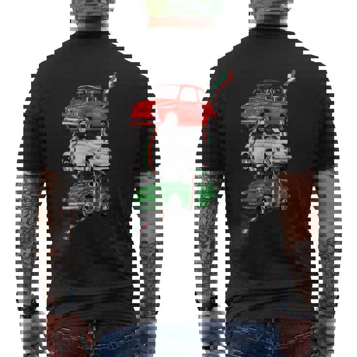 イタリア イタリア国旗 イタリア メンズレディースユース子供用 メンズTシャツ バックプリント