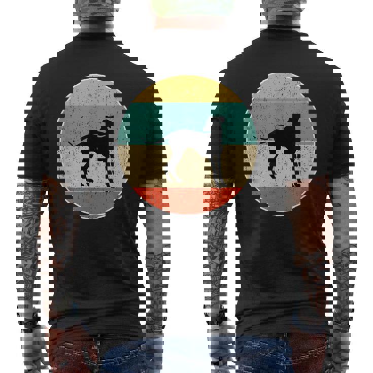 イタリアン・グレイハウンド・ドッグ メンズTシャツ バックプリント