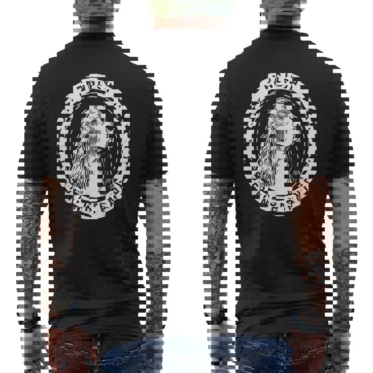 イングリッシュ・スプリンガー・スパニエル・ メンズTシャツ バックプリント