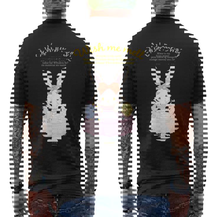 ウィッシュミーメル ハピネスマイルーム メンズTシャツ バックプリント