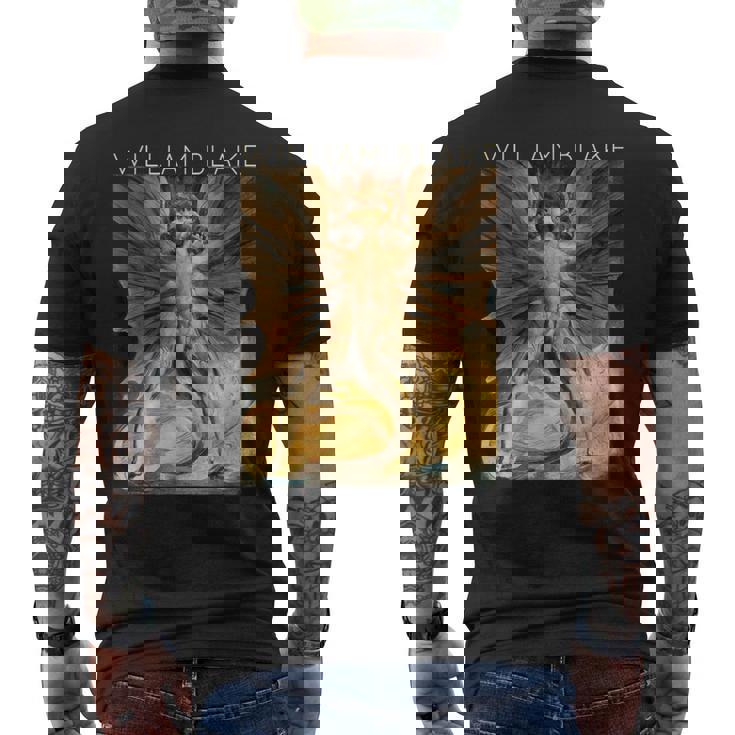 ウィリアム・ブレイク ドラゴンi アーティスト向け メンズTシャツ バックプリント