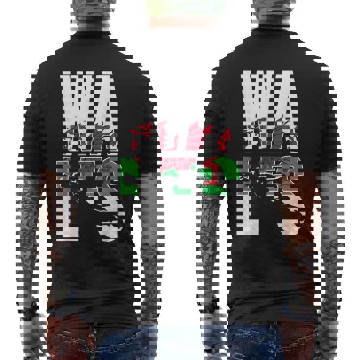 ウェールズサポーターズ ジャージキット ユニオンギフト ウェールズラグビーファン メンズTシャツ バックプリント