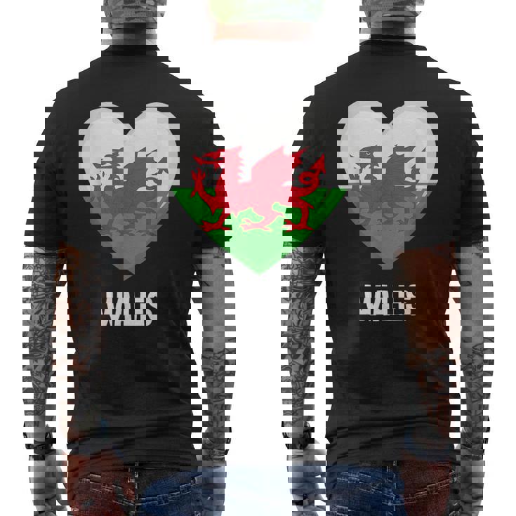 ウェールズ国旗ジャージ ウェールズ メンズTシャツ バックプリント