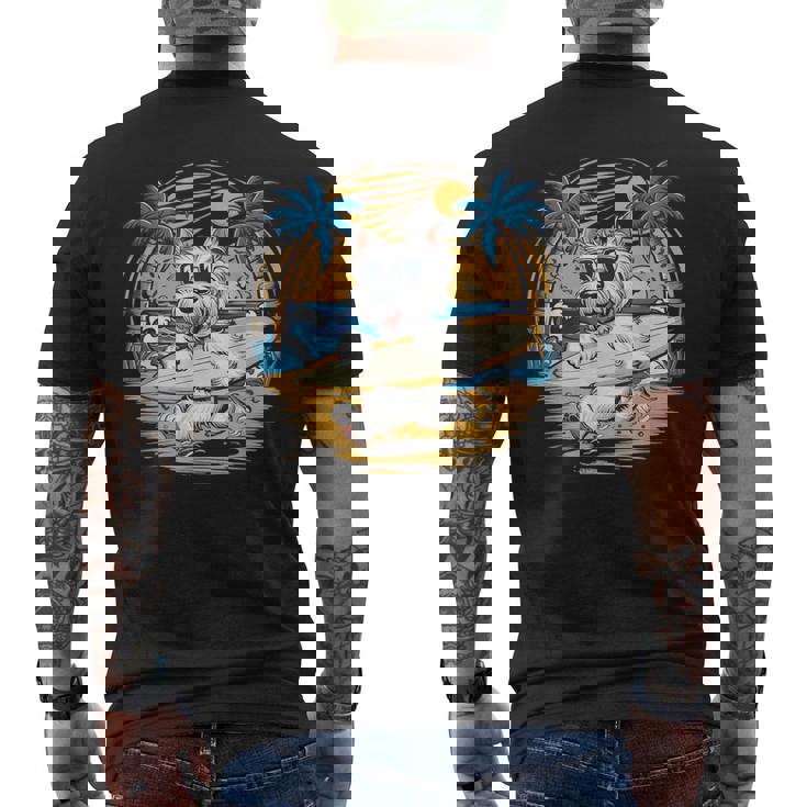 ウエスト・ハイランド・ホワイト・テリア・アム・ストランド メンズTシャツ バックプリント