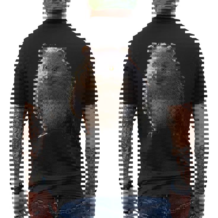 ウォンバット オーストラリア 有袋類 スイートウォンバット メンズTシャツ バックプリント