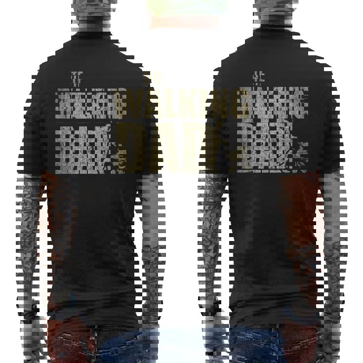 ウォーキングパパ 面白い 新米パパ ギフト クリスマス 父の日 メンズTシャツ バックプリント