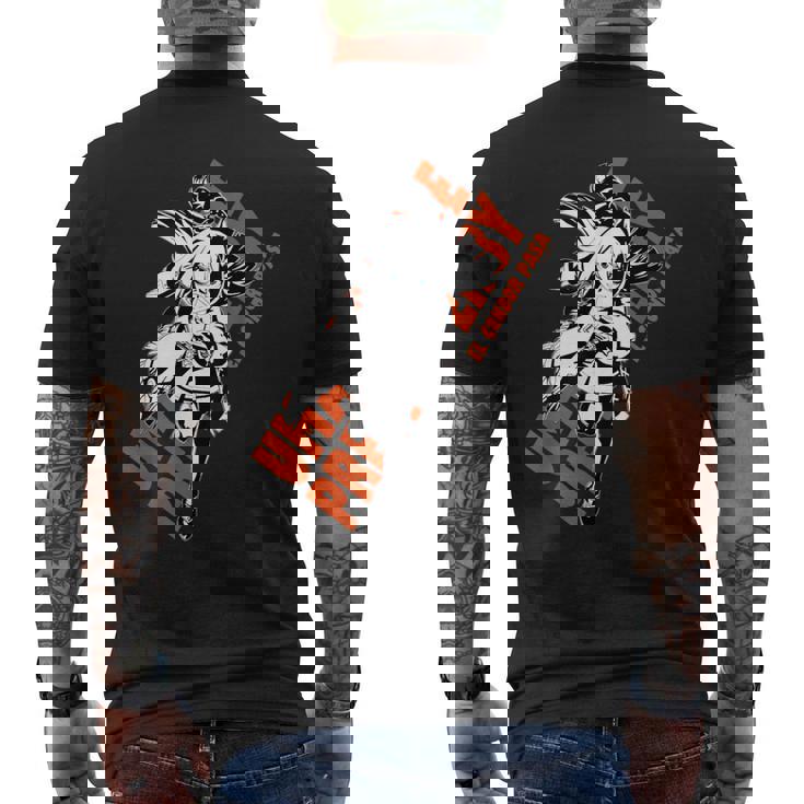 ウマ娘 プリティーダービー エルコンドルパサー メンズTシャツ バックプリント