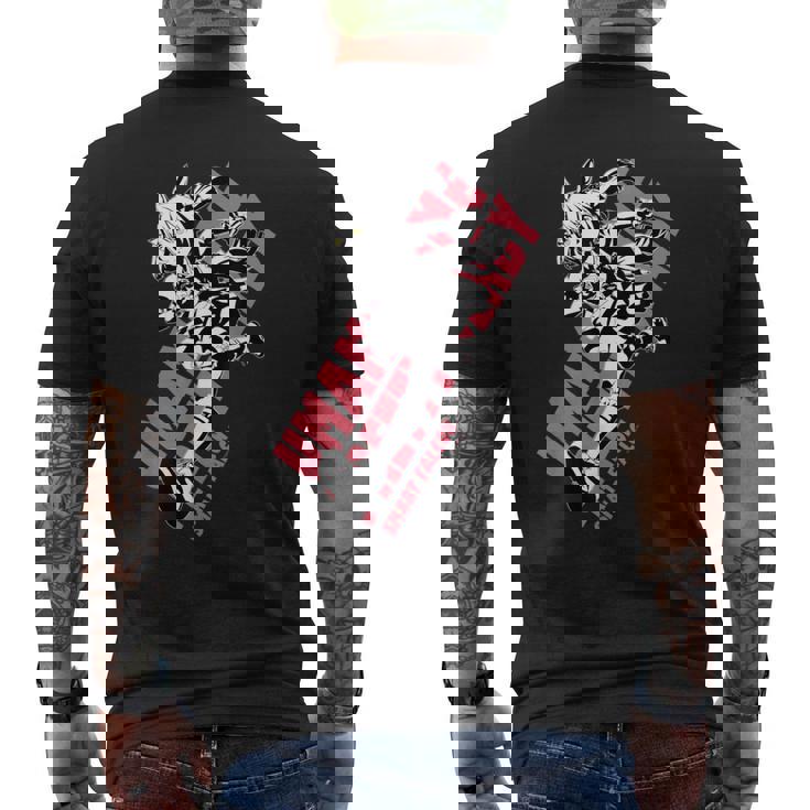 ウマ娘 プリティーダービー スマートファルコン メンズTシャツ バックプリント