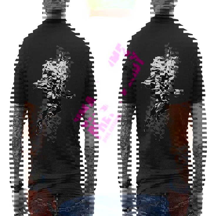 ウマ娘 プリティーダービー ビワハヤヒデ メンズTシャツ バックプリント